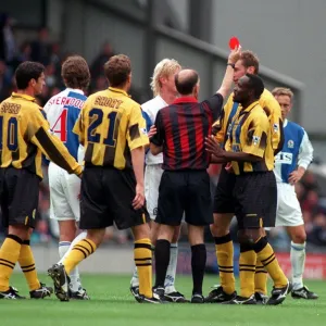 Duncan Ferguson's Controversial Red Card: Everton vs. Blackburn Rovers, 1996 (21/9/96, Premiership)