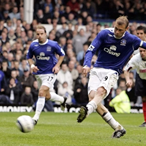 Duncan Ferguson's Dramatic Penalty Rebound: Everton's Comeback Win Against West Bromwich Albion, FA Barclays Premiership, 2006