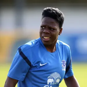 Eartha Pond's Action-Packed Performance: Everton Ladies vs. Bristol Academy Women at FA WSL's Arriva Stadium (October 7, 2012)