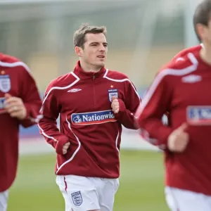 England Training: Leighton Baines of Everton in Action England Training: Leighton Baines of Everton in Action