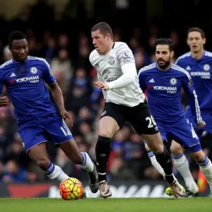 Escape at Stamford Bridge: Ross Barkley Slips Past Mikel and Fabregas Escape at Stamford Bridge: Ross Barkley Slips Past Mikel and Fabregas
