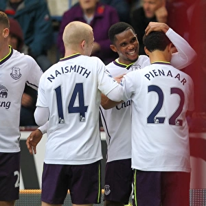Eto'o Scores Second Goal: Everton's Victory at Burnley in Barclays Premier League