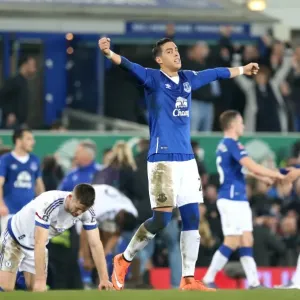Everton Celebrates Quarter Final Victory Over Chelsea in FA Cup: Ramiro Funes Mori's Triumph at Goodison Park Everton Celebrates Quarter Final Victory Over Chelsea in FA Cup: Ramiro Funes Mori's Triumph at Goodison Park