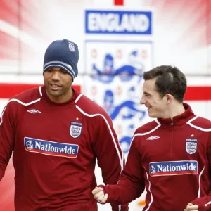 Everton Duo: Lescott and Baines Train with England Squad (March 2009) Everton Duo: Lescott and Baines Train with England Squad (March 2009)