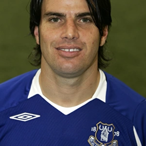 Everton FC 2008-09 Team Photocall: Nuno Valente at Goodison Park