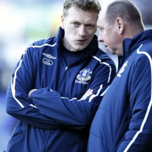 Everton FC: David Moyes and Andy Holden - FA Cup Quarterfinal vs Middlesbrough, 2009 Everton FC: David Moyes and Andy Holden - FA Cup Quarterfinal vs Middlesbrough, 2009
