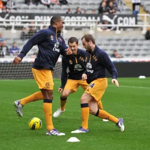 Everton FC: Distin, McFadden, Bilyaletdinov Gear Up for Newcastle United Showdown (November 2011) Everton FC: Distin, McFadden, Bilyaletdinov Gear Up for Newcastle United Showdown (November 2011)