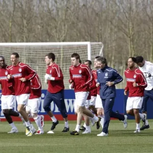 Everton FC: England Training, London Colney, March 2009 Everton FC: England Training, London Colney, March 2009