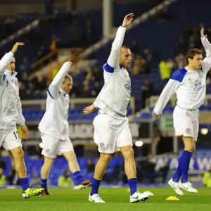 Everton FC: Gearing Up for the Battle at Goodison Park - Pre-Match Warm-Up vs. Arsenal (Premier League 2012) Everton FC: Gearing Up for the Battle at Goodison Park - Pre-Match Warm-Up vs. Arsenal (Premier League 2012)