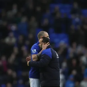 Everton FC: Heitinga and Donovan Celebrate FA Cup Victory over Blackpool Everton FC: Heitinga and Donovan Celebrate FA Cup Victory over Blackpool