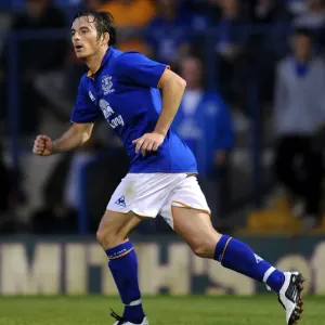 Everton FC: Leighton Baines in Action at Bury's Gigg Lane (July 15, 2011) Everton FC: Leighton Baines in Action at Bury's Gigg Lane (July 15, 2011)