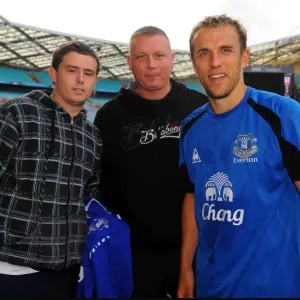 Everton FC: Phil Neville Engages with Excited Fans at ANZ Stadium Pre-Season Training Everton FC: Phil Neville Engages with Excited Fans at ANZ Stadium Pre-Season Training