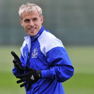 Everton FC: Phil Neville Leads Intense Training Session at Finch Farm Everton FC: Phil Neville Leads Intense Training Session at Finch Farm