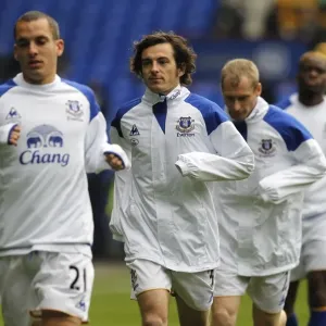 Everton FC Pre-Match Huddle Print