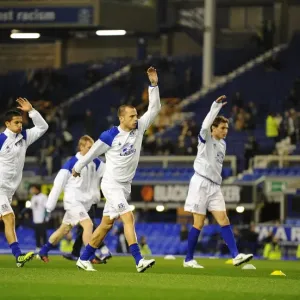 Everton FC: Pre-Match Warm-Up at Goodison Park Before Taking on Arsenal (Barclays Premier League, 21 March 2012) Everton FC: Pre-Match Warm-Up at Goodison Park Before Taking on Arsenal (Barclays Premier League, 21 March 2012)