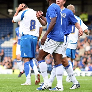 Pre-Season 2009-10 Framed Print Collection: Bury v Everton
