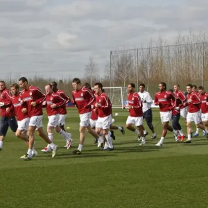 Everton FC Training at England Camp, London Colney (March 2009) Everton FC Training at England Camp, London Colney (March 2009)