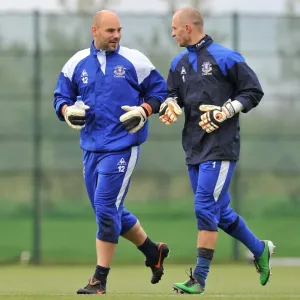 Everton FC: Training with Goalkeeper Jan Mucha at Finch Farm Everton FC: Training with Goalkeeper Jan Mucha at Finch Farm