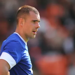Everton FC vs Blackpool: Darron Gibson at Keith Southern's Testimonial, Bloomfield Road Everton FC vs Blackpool: Darron Gibson at Keith Southern's Testimonial, Bloomfield Road