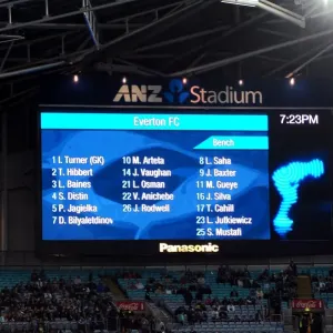 Everton FC vs Sydney FC: Pre-Season Friendly at ANZ Stadium - Scoreboard Everton FC vs Sydney FC: Pre-Season Friendly at ANZ Stadium - Scoreboard