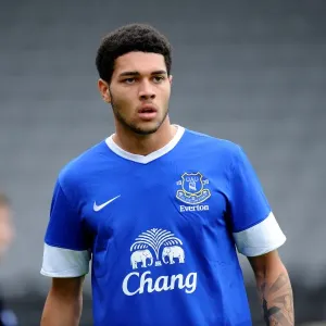 Everton FC's Anton Forrester in Pre-Season Action at Firhill Stadium Against Partick Thistle Everton FC's Anton Forrester in Pre-Season Action at Firhill Stadium Against Partick Thistle