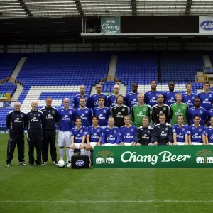 Everton Football Club 2007-08 Season: First Team Line-Up at Goodison Park