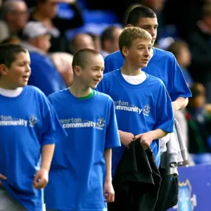 Everton Football Club: Uniting Community Staff and Volunteers at Goodison Park Before Everton vs Stoke City (Barclays Premier League, 30 October 2010)