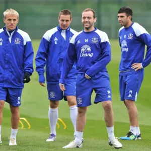 Everton Football Club: James McFadden in Focus at Finch Farm Training Ground Everton Football Club: James McFadden in Focus at Finch Farm Training Ground