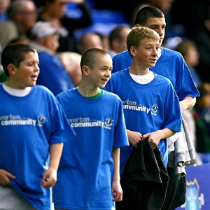 Everton Football Club: Uniting Community Staff and Volunteers at Goodison Park Before Everton vs Stoke City (Barclays Premier League, 30 October 2010)