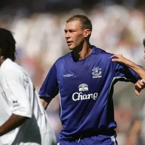 Everton Rivals: Ferguson, Speed, and Gardner in a Tight Football Battle Everton Rivals: Ferguson, Speed, and Gardner in a Tight Football Battle