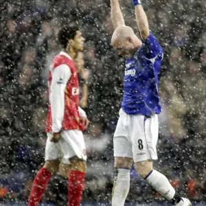 Everton v Arsenal Print - Andrew Johnson Celebrates Everton v Arsenal Print - Andrew Johnson Celebrates