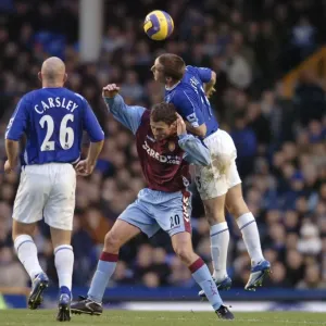 Everton v Aston Villa Alan Stubbs and Chris Sutton - Aston Villa battle for the ball Everton v Aston Villa Alan Stubbs and Chris Sutton - Aston Villa battle for the ball