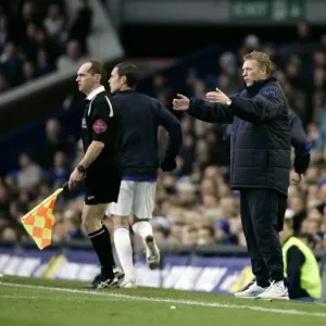 Everton v Aston Villa Everton Manager David Moyes