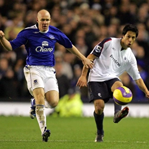 Everton v Bolton - Andrew Johnson and Boltons Idan Tal