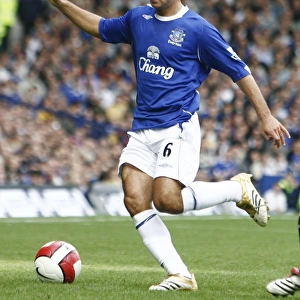 Everton v Manchester City Mikel Arteta of Everton in action