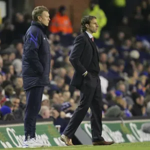 Everton v Middlesbrough David Moyes and Gareth Southgate