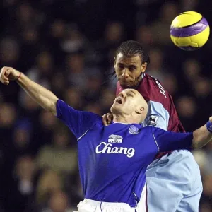 Everton v West Ham - Andrew Johnson and West Hams Anton Ferdinand Everton v West Ham - Andrew Johnson and West Hams Anton Ferdinand