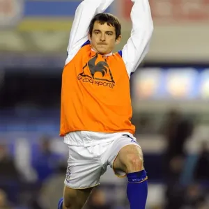Everton vs Arsenal: Barclays Premier League Battle at Goodison Park - Leighton Baines in Action Everton vs Arsenal: Barclays Premier League Battle at Goodison Park - Leighton Baines in Action