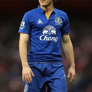 Everton vs. Arsenal Rivalry: Leighton Baines in Action, Premier League at Emirates Stadium (10 December 2011) Everton vs. Arsenal Rivalry: Leighton Baines in Action, Premier League at Emirates Stadium (10 December 2011)