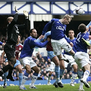 Everton vs Aston Villa: FA Cup Fifth Round Showdown - Hibbert vs Agbonlahor (08/09)