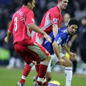 Everton vs Blackburn Rovers: Mikel Arteta Faces Off Against Zura Khizanishvili and Francis Jeffers at Goodison Park, FA Barclays Premiership, 10/02/07 Everton vs Blackburn Rovers: Mikel Arteta Faces Off Against Zura Khizanishvili and Francis Jeffers at Goodison Park, FA Barclays Premiership, 10/02/07