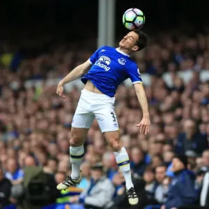 Everton vs Chelsea: Leighton Baines in Action at Goodison Park Everton vs Chelsea: Leighton Baines in Action at Goodison Park