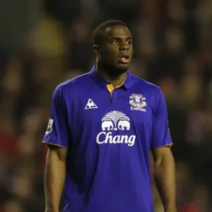 Everton vs. Liverpool: Clash at Anfield - Victor Anichebe, Everton (13 March 2012) Everton vs. Liverpool: Clash at Anfield - Victor Anichebe, Everton (13 March 2012)