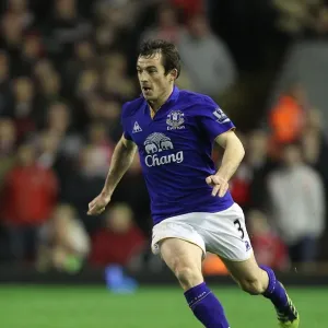 Everton vs. Liverpool Rivalry: Leighton Baines Intense Battle at Anfield (13 March 2012) Everton vs. Liverpool Rivalry: Leighton Baines Intense Battle at Anfield (13 March 2012)