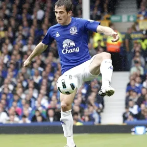 Everton vs Manchester United: Barclays Premier League Showdown - Leighton Baines at Goodison Park (September 11, 2010) Everton vs Manchester United: Barclays Premier League Showdown - Leighton Baines at Goodison Park (September 11, 2010)