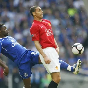 Everton vs Manchester United: FA Cup Semi-Final Showdown - Ferdinand vs Saha Battle at Wembley Stadium Everton vs Manchester United: FA Cup Semi-Final Showdown - Ferdinand vs Saha Battle at Wembley Stadium