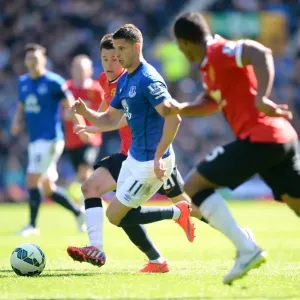 Everton vs Manchester United: Kevin Mirallas Thrills at Goodison Park - Barclays Premier League Everton vs Manchester United: Kevin Mirallas Thrills at Goodison Park - Barclays Premier League