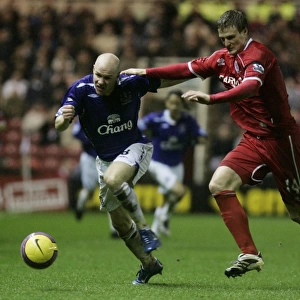 Everton vs Middlesbrough: Andrew Johnson vs Robert Huth - Clash in the Barclays Premier League (01/08)