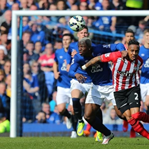 Everton vs Southampton Showdown: Arouna Kone vs Nathaniel Clyne at Goodison Park - Barclays Premier League