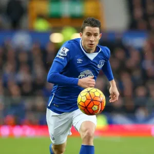 Everton vs Swansea City: Bryan Oviedo at Goodison Park - Barclays Premier League Everton vs Swansea City: Bryan Oviedo at Goodison Park - Barclays Premier League
